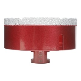 SUQIN Diamant Fliesenbohrer 100mm,M14 Gewinde Winkelschleifer Diamantbohrer Lochsäge zum Bohren von Fliesen, Glas, Marmor, Granit, Feinsteinzeug