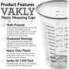 Disposable Measuring Cups 10 oz [Pack of 1000] Clear Plastic