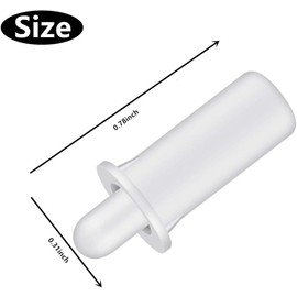 16PCS Shutter Louver Repair Pins, Plastic Replacement Pins for Plantation Shutters, Furniture & Windows - Durable Fixing Pins for Broken Louvers