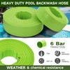 Eastrans 2''x50ft Pool Backwash Hose,Heavy Duty Discharge Lay Flat Hose