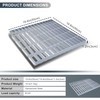 Galvanized Steel Drainage Grate, Heavy Duty B125 Floor Drain Cover,