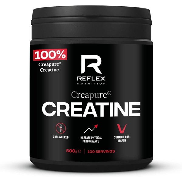 Reflex Nutrition Creapure® Creatine Monohydrate Powder Unflavoured - 100% Creatine