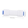 Tofficu 5Pcs Check Valve for Water Purifiers Quick Connect One