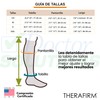 THERAFIRM | Tobimedia Antiembólica con Punta Abierta de Compresión Suave