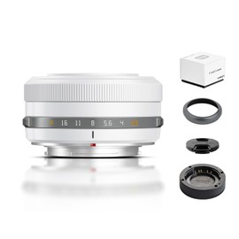 TTArtisan AF 27mm F2.8 for X-Mount APS-C Pancake Lenses for Fuji XF X-A3 X-A5 X-A7 X-H1 X-T100 X-T20 X-T200 X-T3 X-T30 X-T30II X-T4 X-Pro3 X-E3 X-E4 X-S10 (Limited Edition, Polar White)