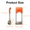 10Pcs Downlight Spring Clips, 45 x 17mm Twist Spring Retainer
