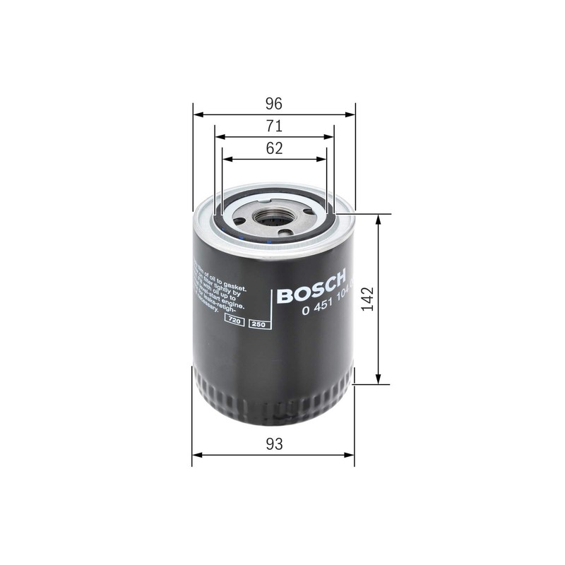 Bosch 0451104066 Oil Filter