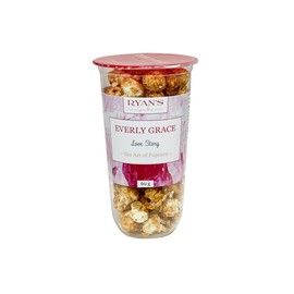 Everly Grace Popcorn, 60 g, Love Story by Ryan's Specialties, in Practical Popcorn Cup, Made in Germany