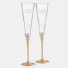 THINGS REMEMBERED Engraved Vera Wang With Love Flute Pair (Gold),