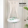Hanging Swing Hammock HandKnitted Cotton Rope Tapestry Decorations for Cat