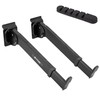 Saintfield Studios Slatwall Keyboard Arms - Pair - Black Metal