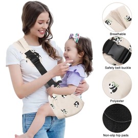 DAWRIS Baby Sling, 3D Wrap Baby Carrier, Adjustable Sling, Easy Toddler Carrier, Comfortable Baby Wrap Carrier, Baby Carrier Wrap for Newborn Up to 3-36 Months (Light)