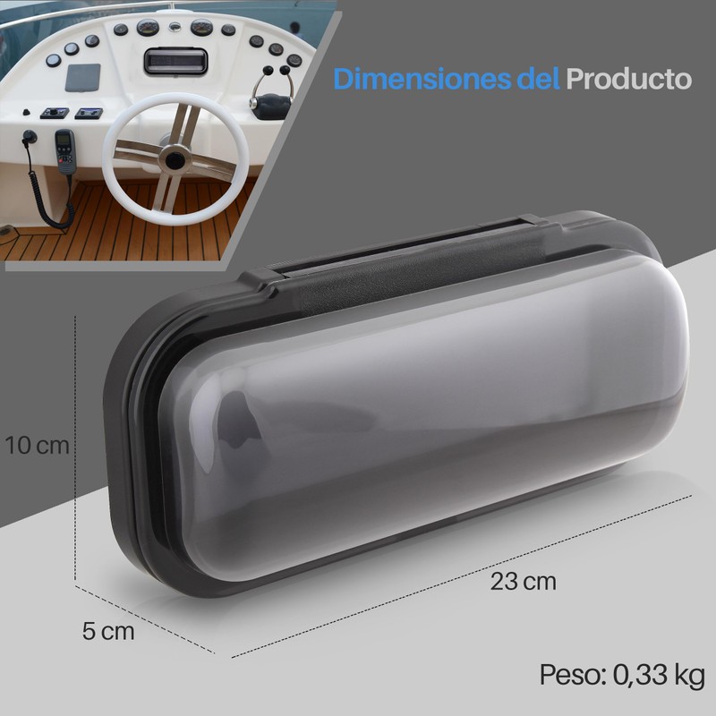 Pyle protector de radio resistente al agua, con ventana abatible.