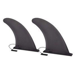 TuTuYa 9'' Paddle Board Fin Universal, 2PCS Slide-in Center Fin Replacement for Inflatable Paddle Board,Quick Release SUP Fin, No-Tool Installation, Improves Stability, Ideal for Beginners and Pros