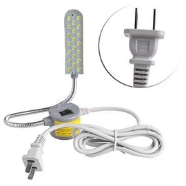 LED Sewing Machine Light 20 LED Magnetic Mount Drill Press Light with Flexible Gooseneck Portable Lighting for Sewing Machine, Drill Presses, Desk, Music Stand, Craft, Workbenches, Lamps