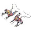 Enamel Alloy South America Alpaca Earrings Llama Drop Dangle Fashion