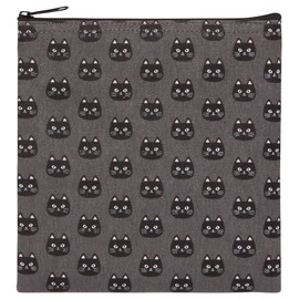 Danica Jubilee Reusable Fabric Zipper Bags, Set of 2 - Food-Safe, Waste-Free Snack Storage, Light Blue