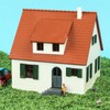 MECCANIXITY Miniature Roof Tiles ABS Roof Sheet Mini Houses Set