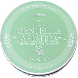 Crema de Centella Asiática con Colágeno Vegano y Ácido Hialurónico 200g