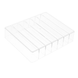 Healvian Eyeshadow Palette Organizer Lid Makeup Storage Box for Vanity 10-Slot Countertop Organizer for Makeup Dustproof