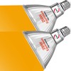 Explux Super-Intensity 250W Equivalent LED PAR38 Outdoor Flood Amber Light