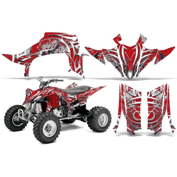 AMR Racing ATV Graphics kit Sticker Decal Compatible with Yamaha