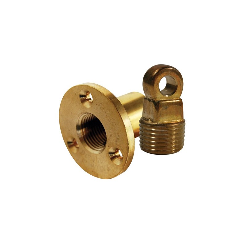 SeaSense Drain- One -Way Safety Plug, Gold, 1/2" NPT