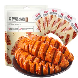 Spicy Snacks Latiao,135g/4.76oz Handmade Spicy Gluten Chinese Classic Cereal Protein Snacks-Individually Packaged