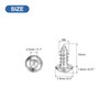 sourcing map Hex Socket Self Tapping Screws, M4 x 10mm