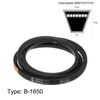 sourcing map B-1650 V-Belt Drive Belt 1650 mm Inner Circumference