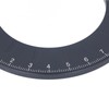 Circle Drawing Maker Tool Adjustable Rotatable Round Template Ruler Black