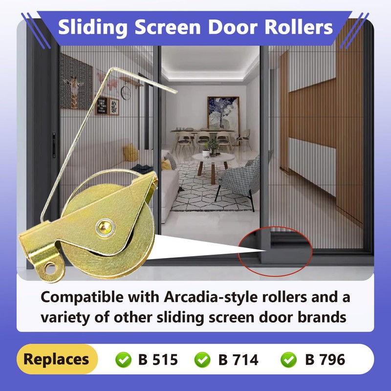 4 Pack Sliding Screen Door Tension Spring for Arcadia Style