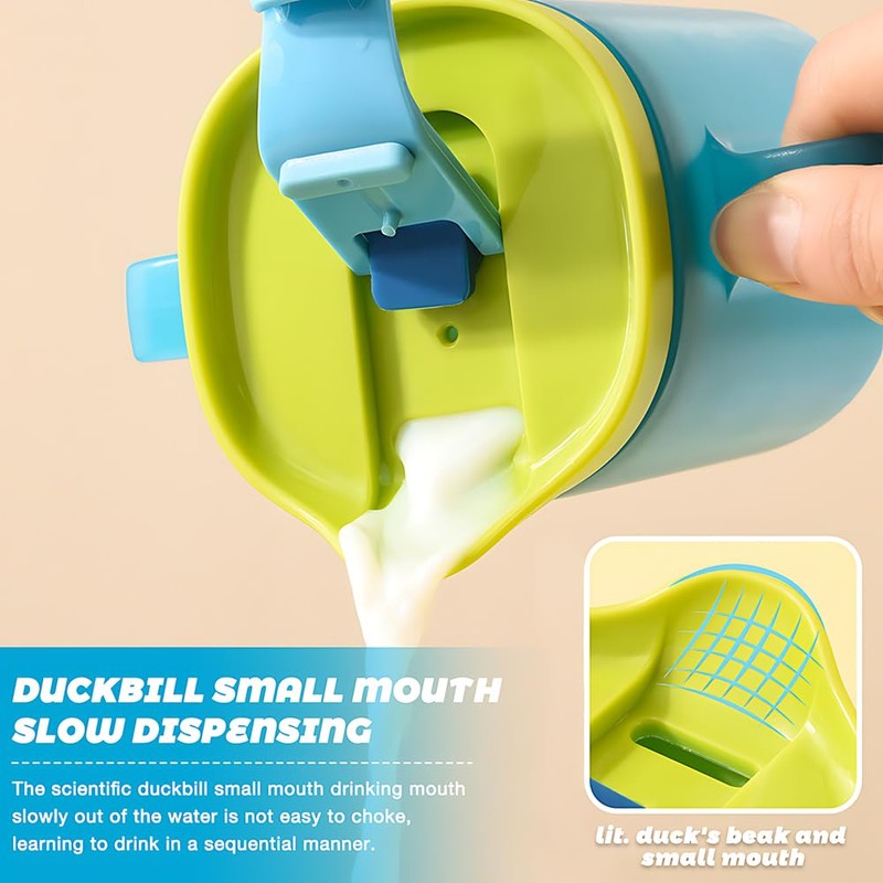 HOVCEH 2 PCS Elderly Spill Proof Cups, 280 ml Unspillable