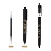 MiSiBao 0.7mm Black Ink Gel Pens Refillable & Retractable Gel