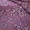 Unbranded Purple Netting Lace Fabric Special Occasion Sequin Fancy Floral