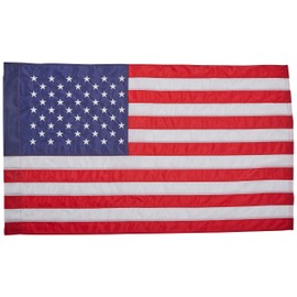 Annin Flagmakers Model 21850 American Flag All-Weather Nylon SolarGuard NYL-Glo, 2.5 x 4 Feet, Red,White
