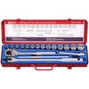 Genius Tools 18 Piece 1/2" Dr. SAE Hand Socket Set
