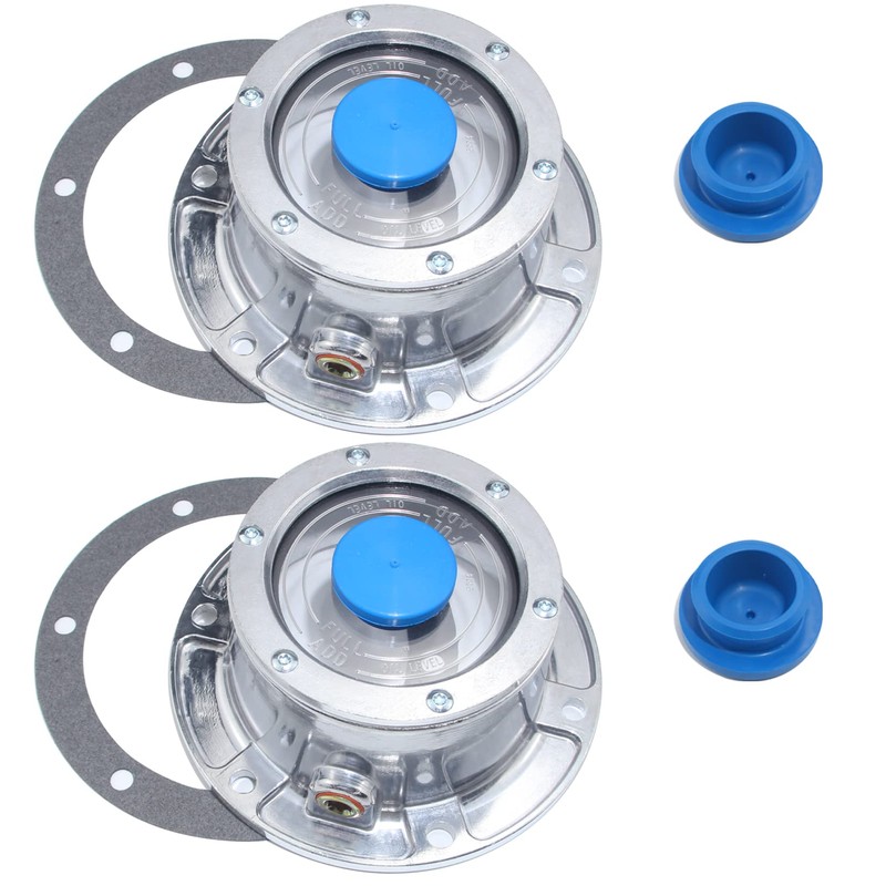 iBroPrat 4pcs 343-4009 Aluminum Hub Cap for Trailer Axle, 3434009