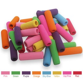 Soft Cushion Pencil Grips 40 Pcs Writing Drawing Aid Pen Holder for Kids, Students, Adults Random Assorted Color