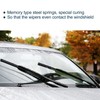 Pair Windshield Wiper Blades Quiet Weatherproof 61610442837 Replacement for E65