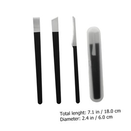 Ipetboom 4pcs Pedicure Nail Trimming Tools Set Black Foot Nail Cutters and Accessories Portable Storage Bag for Easy Travel and Foot Care