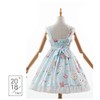 Smiling Angel Sweet Lolita Printed Rabbit Dress Sleeveless Chiffon Lace