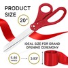 Red Ribbon Cutting Ceremony Kit – Grand Opening Scissors for