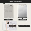 Snuvid Titanium Cutting Board, Double Sided Cutting Boards for kitchen,