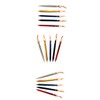 WOONEKY 10pcs Tent Pegs Aluminum V-Shape Stakes Snow Tent Stakes