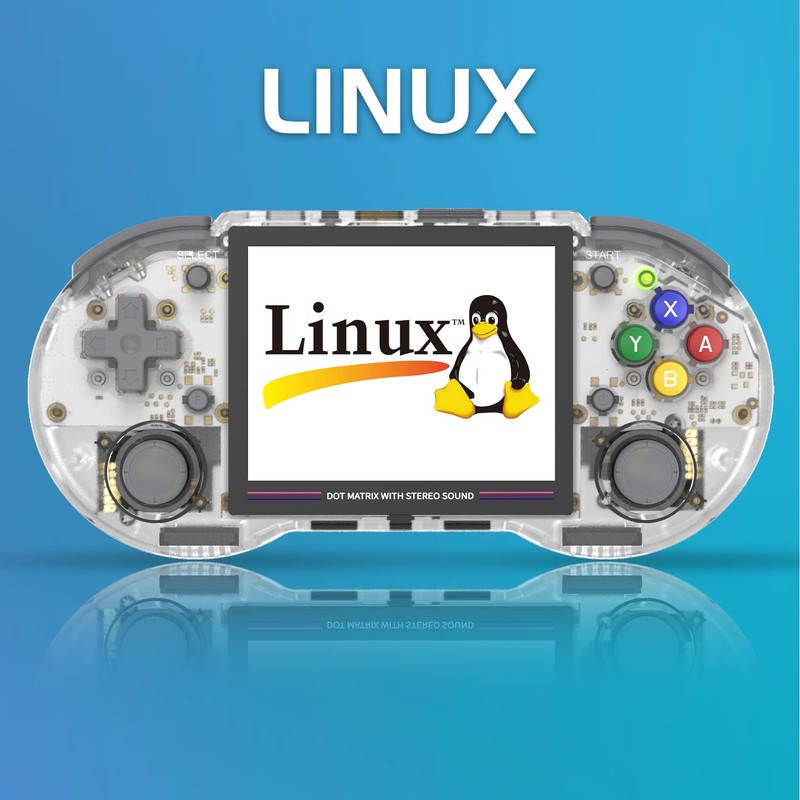 RG353PS Handheld Game Console Linux OS 3.5-inch IPS Screen RK3566