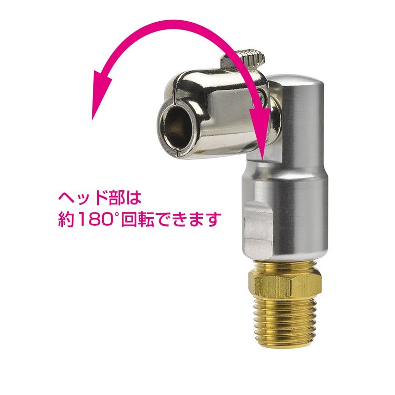 STRAIGHT 15-1200 Tire Air Chuck One-Touch L Type 1/4