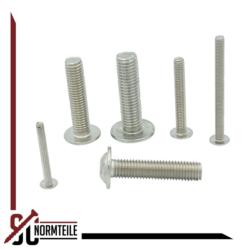 SC7380-2 Rounded Head Screws with Flange and Hexagon Socket (ISK)