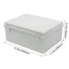 Zulkit Junction Box ABS Plastic Waterproof IP65 Electrical Boxes Hinged