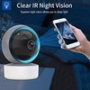 WiFi Smart Indoor Security Camera with 360° Full Coverage, 1080P